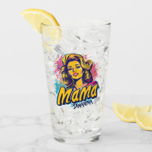 Copo De Pint Personalizado Retro Mama Pop Art (14)