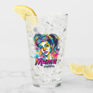 Copo De Pint Personalizado Retro Mama Pop Art (19)