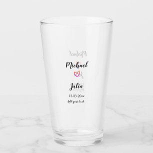 Copo De Pint personalizado simples minimal adicione seu nome ve