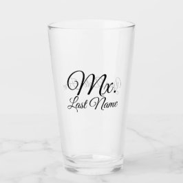 Copo De Pint Personalizado Sr./Sra/Sra/Mx/Dr. Pint Glass
