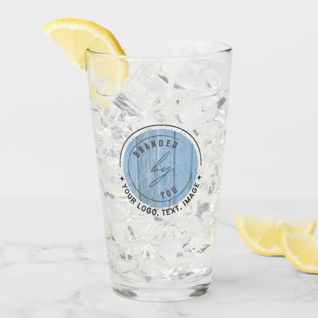 Copo De Pint Personalizar imagem | Agitador de Pontos de 473 ml (Gelo frontal)