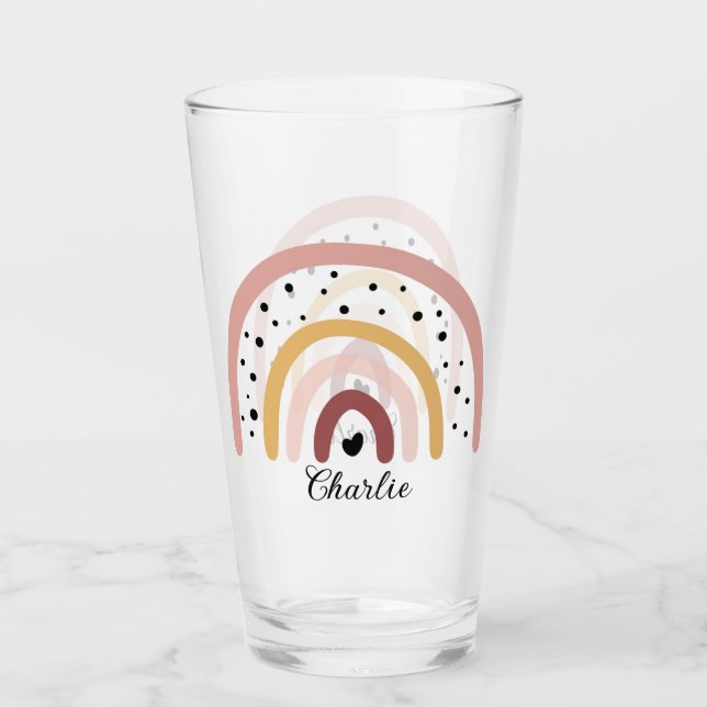 Copo De Pint Personalizar o Glassware - Rainbow Salmon (Frente)