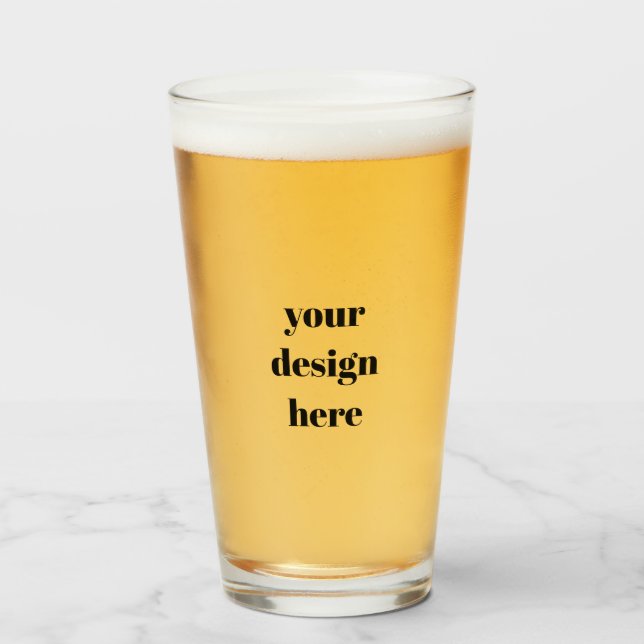 Copo De Pint Personalizar ou personalizar (Frente (Preenchido))