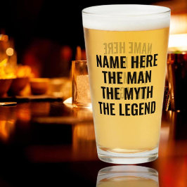 Copo De Pint Personalizou O Homem O Mito A Lenda