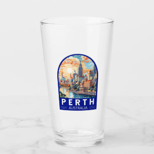 Copo De Pint Perth Austrália - Viagem Art Vintage