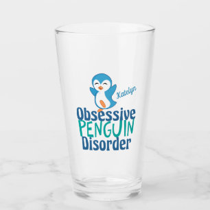 Copo De Pint Perturbação Pinguim Obsessiva Bonita