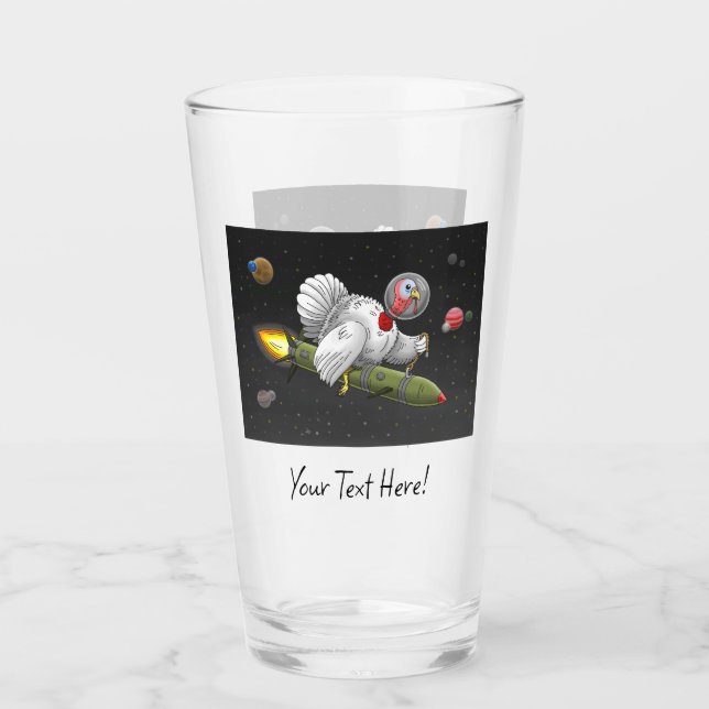 Copo De Pint Peru de Foguete Explorador Espacial (Frente)