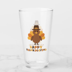Copo De Pint Peru do Dia de Ação de Graças Amarelo Laranja Marr