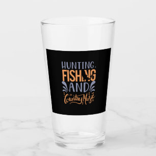Copo De Pint Pesca Da Arte Pesca E Música Doméstica