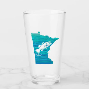 Copo De Pint Pesca de Ondas de Minnesota