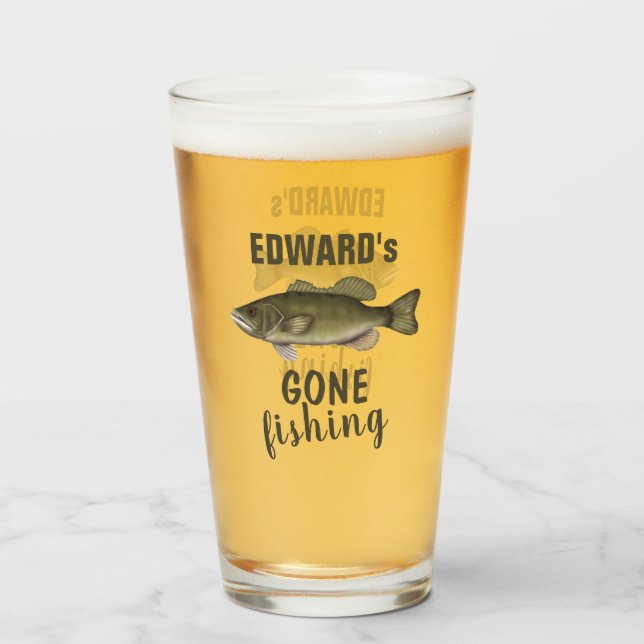 Copo De Pint Pesca Personalizada Personalizada (Frente (Preenchido))