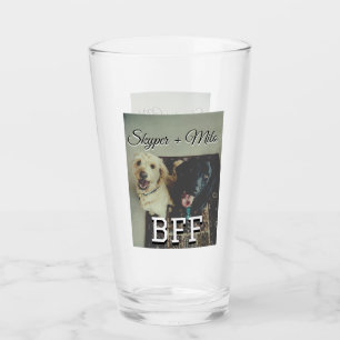 Copo De Pint Pet Frities adiciona nome e foto animal amor