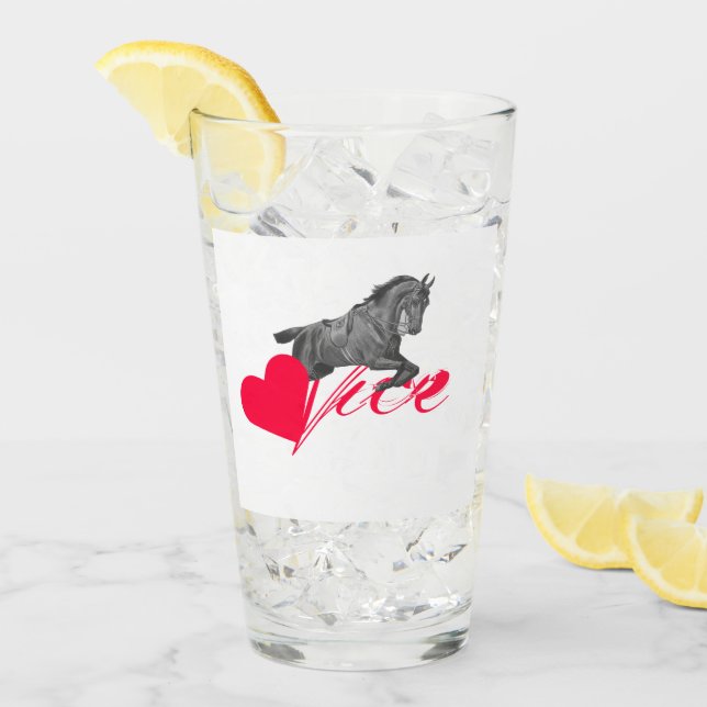 Copo De Pint Pferd – Horse neon-pink (Gelo frontal)