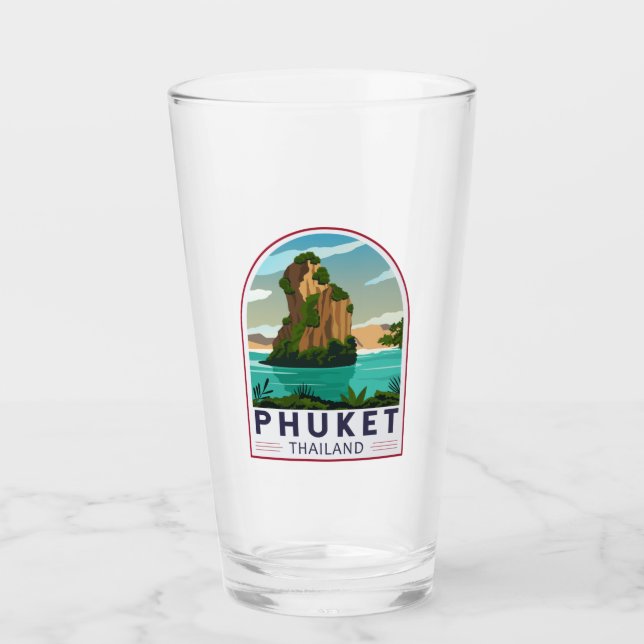 Copo De Pint Phuket Tailândia Retro (Frente)
