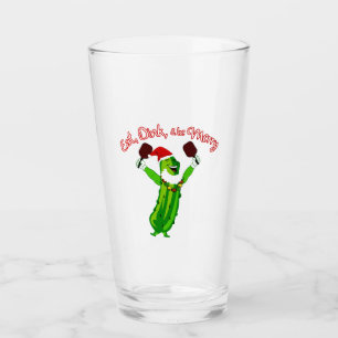 Copo De Pint Pickleball Santa Hat Pickleball de Natal