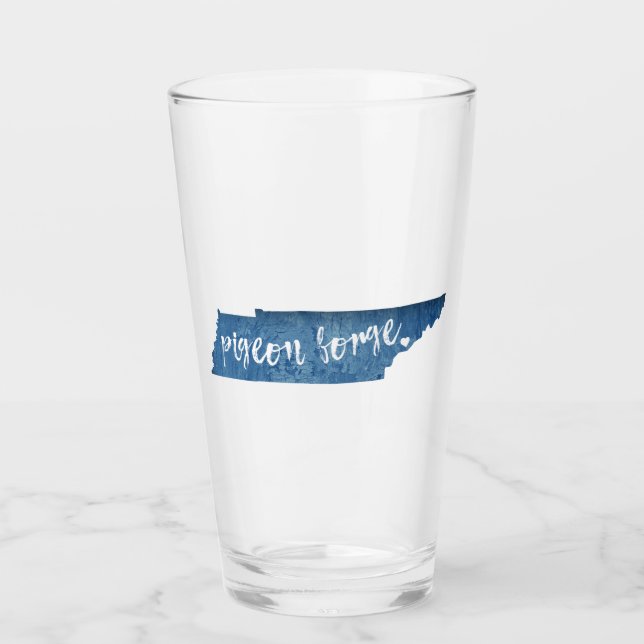 Copo De Pint Pigeon Forge Tennessee Wood Grain (Frente)