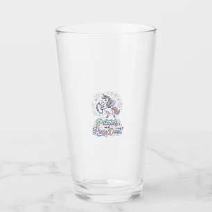 Copo De Pint Pilates de Unicórnio e Poeira de Fada Fundo Branco