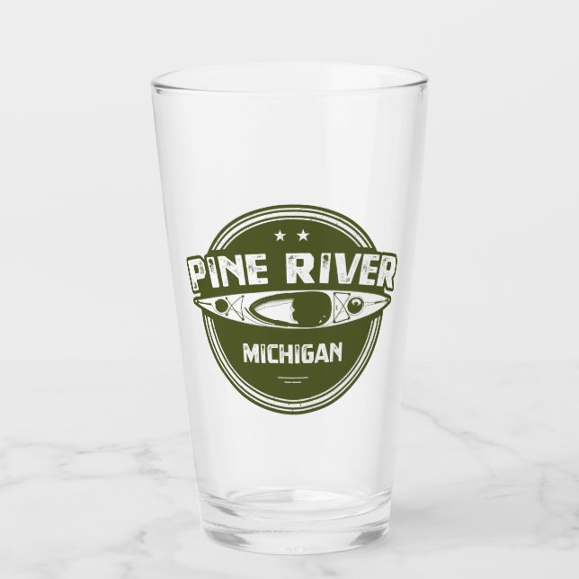 Copo De Pint Pine River Michigan Kayaking (Frente)