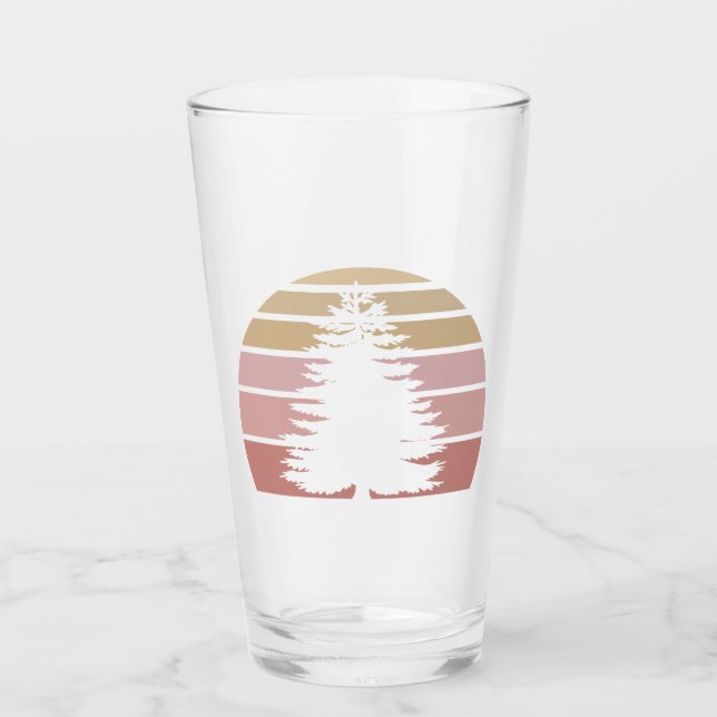 Copo De Pint Pine Tree Silhouette (Frente)