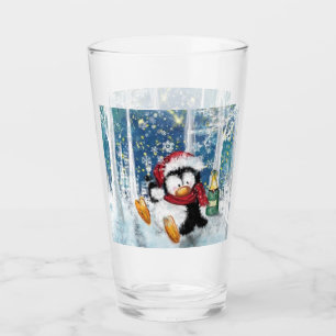 Copo De Pint Pinguim Feliz - Celebração de Natal - Saúde