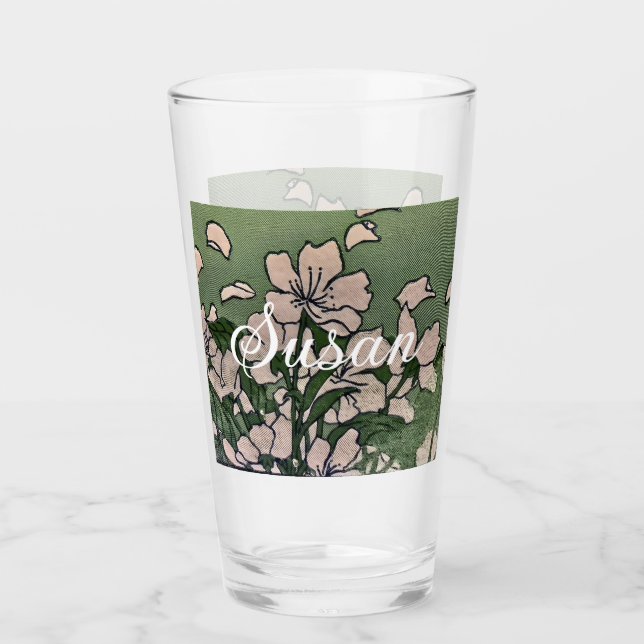 Copo De Pint Pink Blossom Green (Frente)