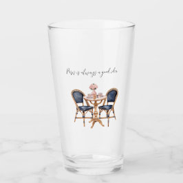 Copo De Pint Pink Blue Paris Table Baguettes