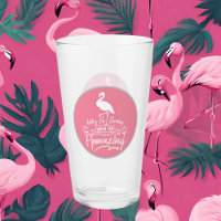 pintura de palavras fofa flamingas