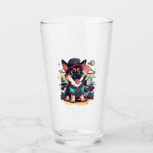 Copo De Pint Pirata de Cachorro german shepherd