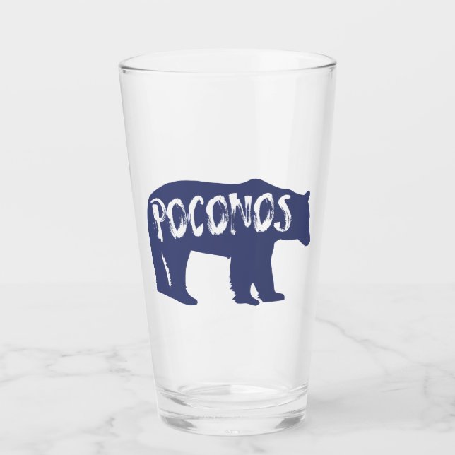 Copo De Pint Poconos Bear (Frente)