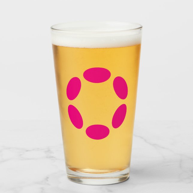 Copo De Pint Polkadot (Frente (Preenchido))