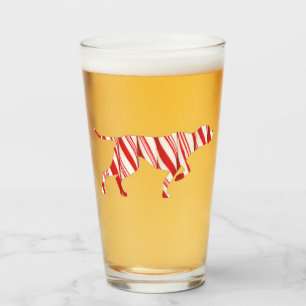 Copo De Pint PONTEIRO ALEMÃO SHORTHAIED - Candy Cane de Natal