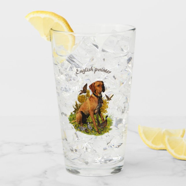 Copo De Pint Ponteiro inglês, caça de pássaros (Gelo frontal)