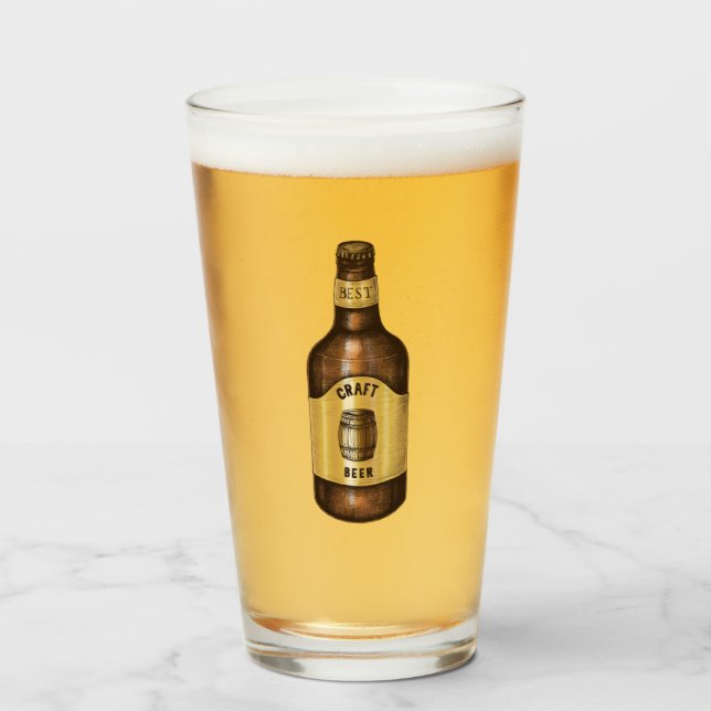 Copo De Pint Ponto de Pub da Cerveja do artesanato (Frente (Preenchido))
