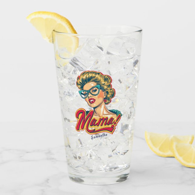 Copo De Pint Pop da Mãe Personalizada Art 2 (Gelo frontal)