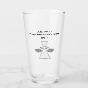 Copo De Pint Porta-Fotógrafo (PH) com asas Tumbler de Vidro