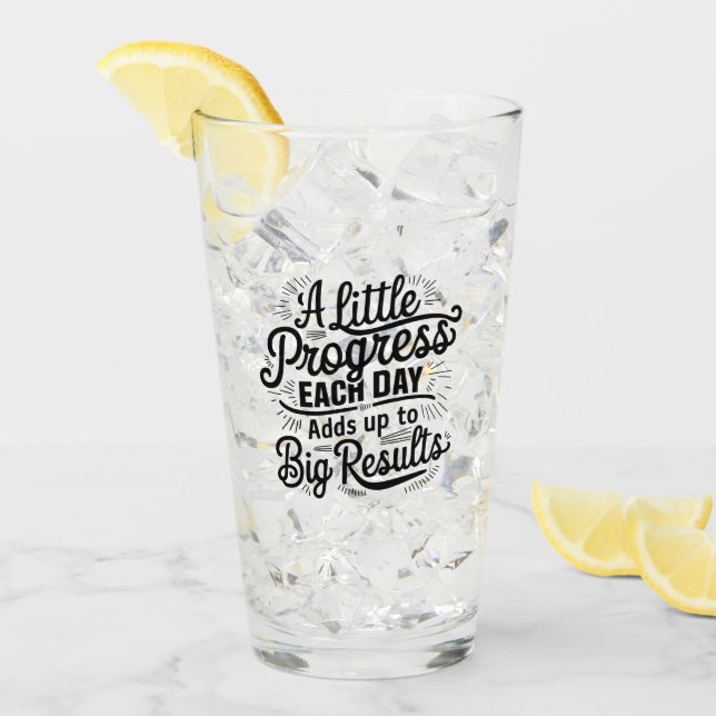 Copo De Pint Pouco Progresso Diário (Gelo frontal)