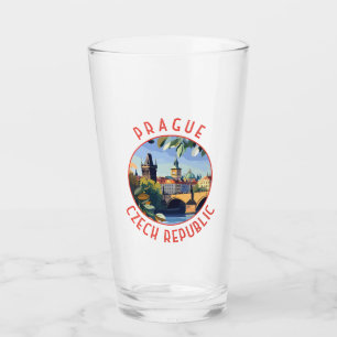 Copo De Pint Praga República Checa Círculo Retroalterado
