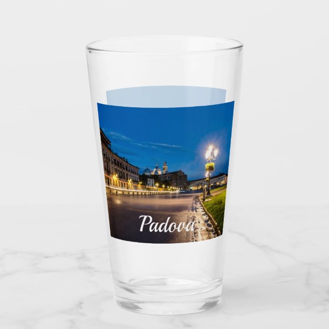 Copo De Pint Prato della Valle à noite em Padova, Itália (Frente)