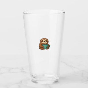 Copo De Pint Preguiça Fofa com Caneca de Café � Animal Aconcheg