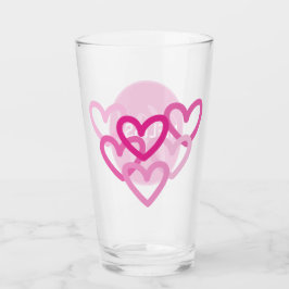 Copo De Pint Preppy Hearts Pink