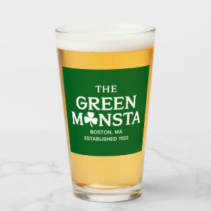 Copo De Pint Presente de beisebol Green Monsta Boston Green Mon