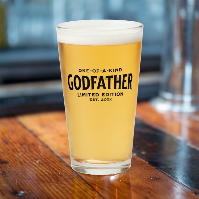 Copo De Pint Presente de Dia de os pais moderno para Goddad Per (Criador carregado)