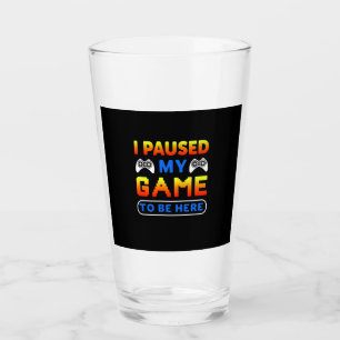 Copo De Pint Presente De Jogador Eu Parei Meu Jogo Para Estar A