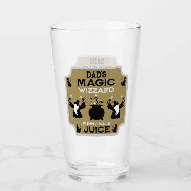 Copo De Pint Presente do magic Fantasy Wizard (Frente)