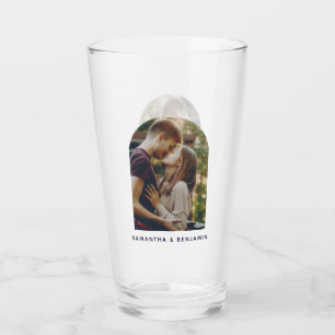 Copo De Pint Presente Personalizado de Foto Moderna
