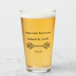 Copo De Pint Presente Personalizado Elegante para 30 Anos de Ca