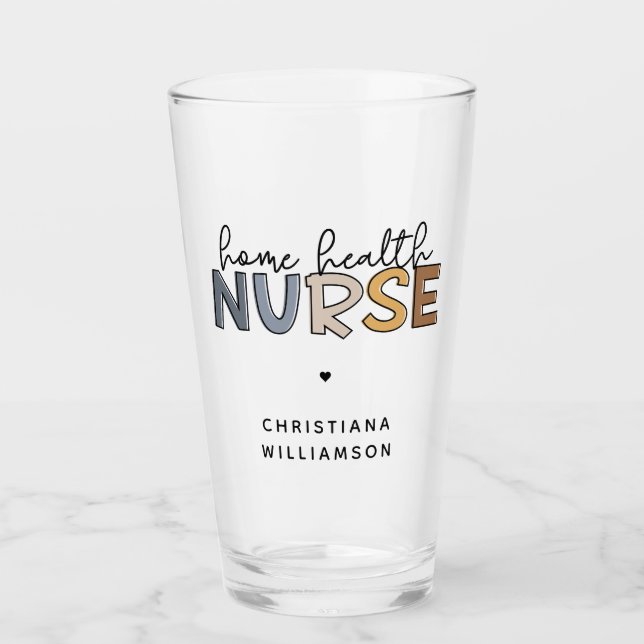 Copo De Pint Presentes de Apreciação de Enfermeiro Doméstico Pe (Frente)