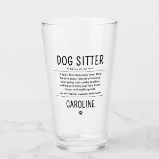 Copo De Pint Presentes Divertidos Cuidador de Cães Personalizad