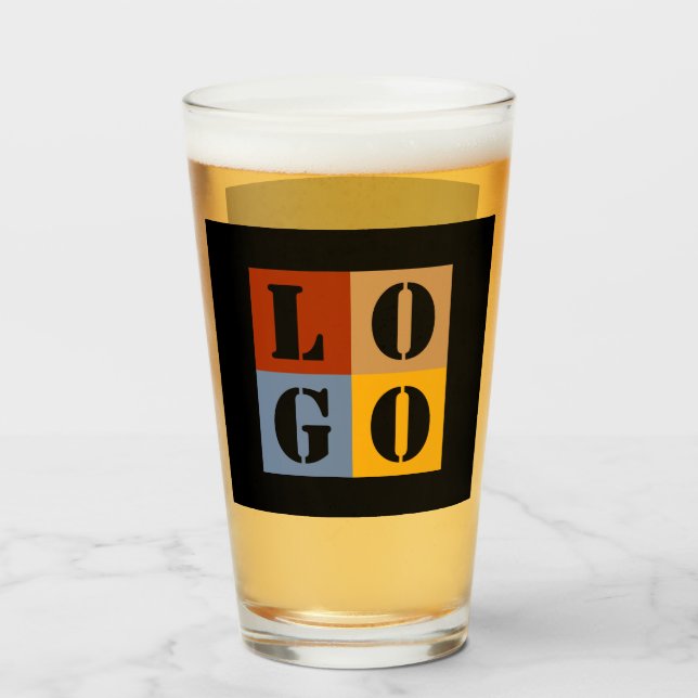 Copo De Pint Presentes Personalizados Modernos em Branco Simple (Frente (Preenchido))