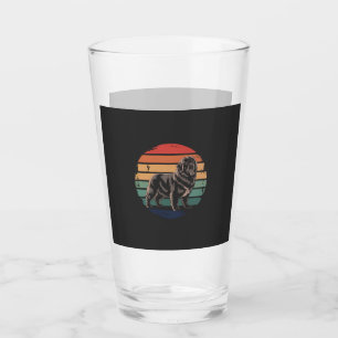 Copo De Pint Presentes Retro Newfoundland Vintage Amante de Cãe